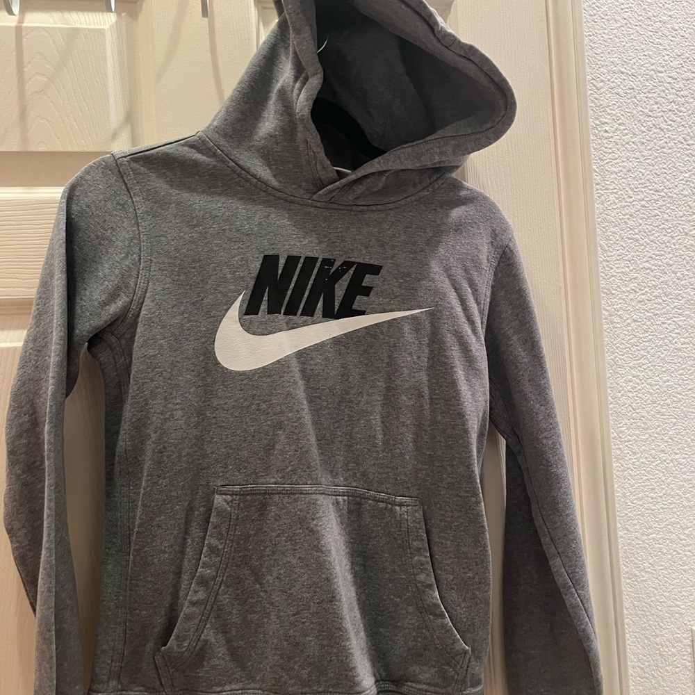 Nike Charcoal Hoodie with Logo